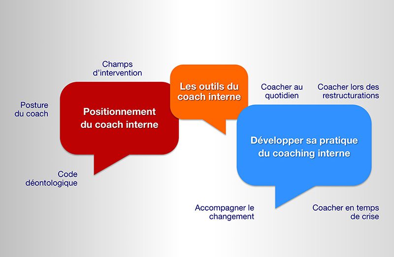 Des formations aux spécificités du coaching interne par des Master Coachs certifiés.