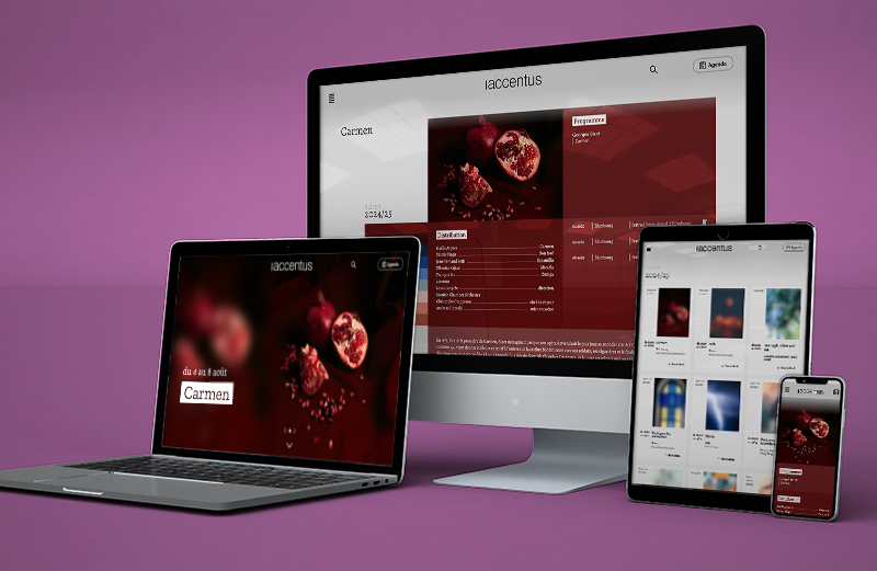 Nouveau site internet accentus.fr